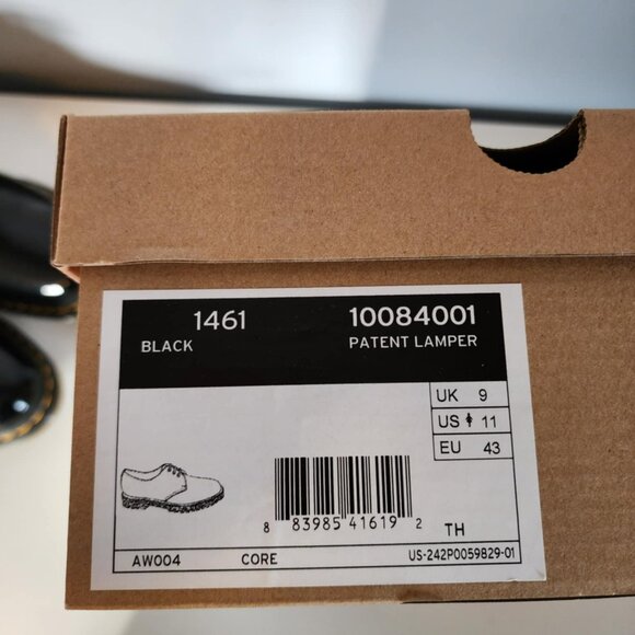 EUC Dr. Martens AirWair Patent Leather 1461 Oxford Style - Picture 6 of 7